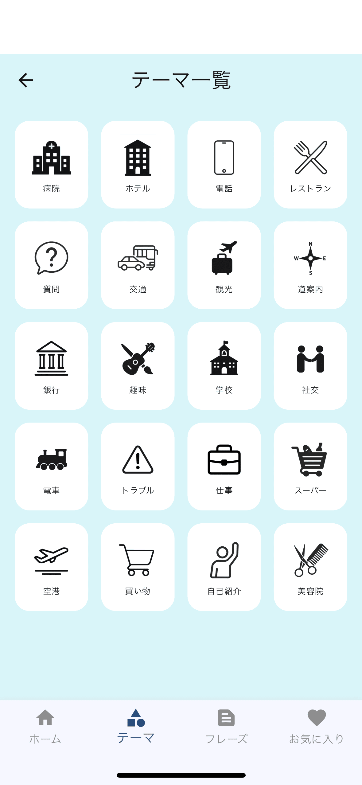 テーマ一覧